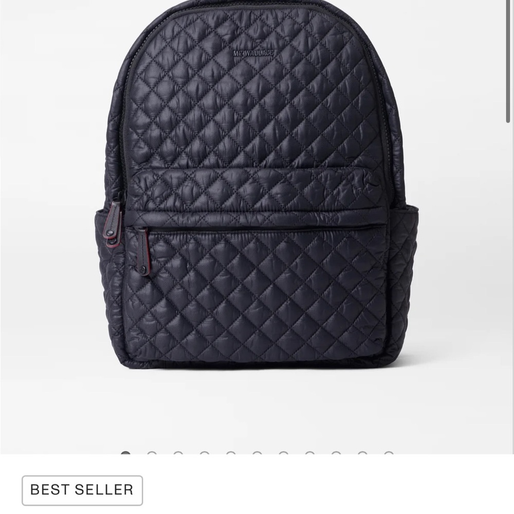 MZ Wallace Black Metro Backpack Deluxe